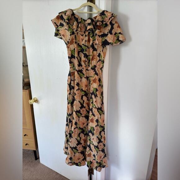 THE GREAT. The Parish Dress in Victorian Rose - Picture 7 of 10